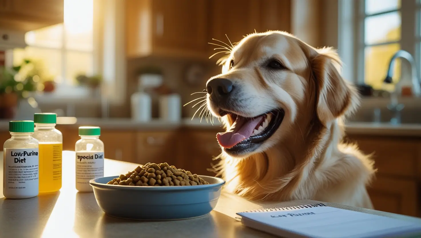 Low purine dog food