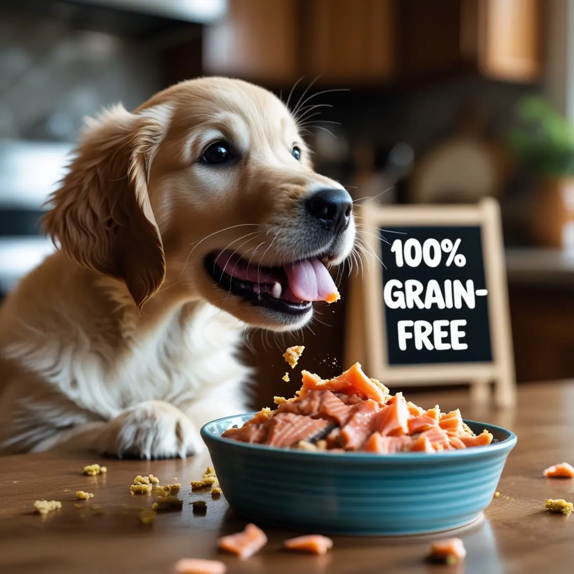 grain free salmon dog food