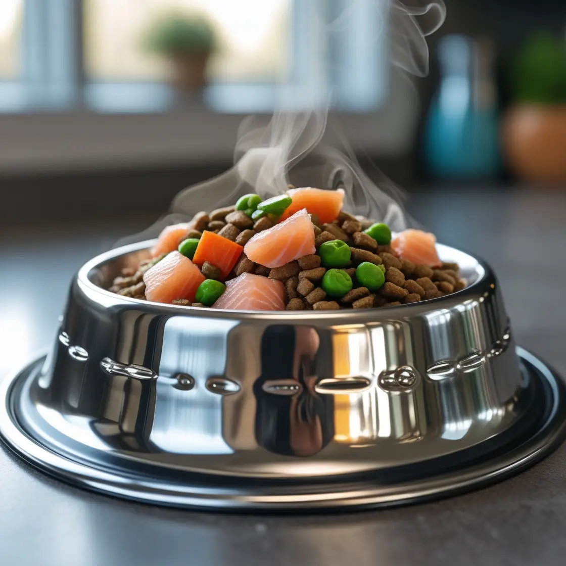 Salmon and Brown rice dog food